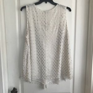 Roz & Ali Tops - Double layered chiffon tunic Roz & Ali Tops - Double layered chiffon tunic